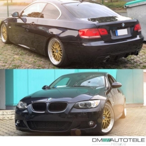 FULL PDC BODYKIT Front + Rear BUMPER +Skirts fits  BMW E92 E93 06-10 + M SPORT