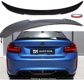 Rear Boot Spoiler lip CS design carbon gloss +3M fits on...
