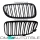 SET Dual Slat Front Grille Black Gloss Performance fits BMW E92 E93 LCI Year 10>