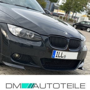 SET Kühlergrill Einzelsteg Performance Grill Schwarz Matt für BMW 3er E92 E93 Coupe Cabrio 06-10 auch M-Paket