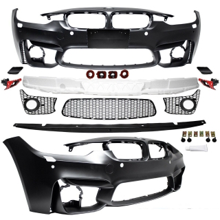 Sport Evo Front Bumper fits on BMW 3-Series F30 F31 all Models without M3 Competition