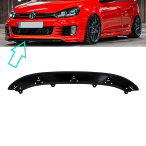 Spoiler Ansatz Lippe vorne schwarz hochglanz unten passt...