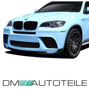 Set Front Grille Fogs Cover black gloss 3-pcs fits on BMW...