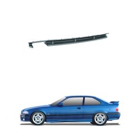 Diffusor Schwarz 1/2 Rohr Heck Ansatz für BMW 3er...