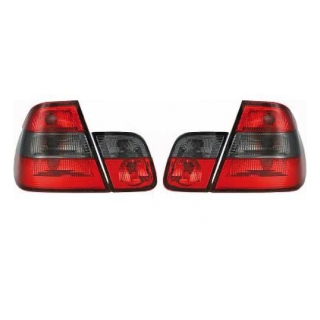 Facelift Design Rückleuchten Set Rot Smoke 4tlg. für BMW 3er E46 Limousine  98-01