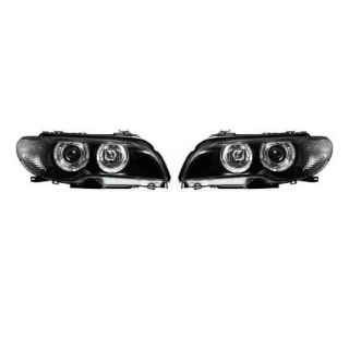 BMW E46 Scheinwerfer Set H7/Angel Eyes LED– Limo/Touring – DMV Autoglas &  Teile KG