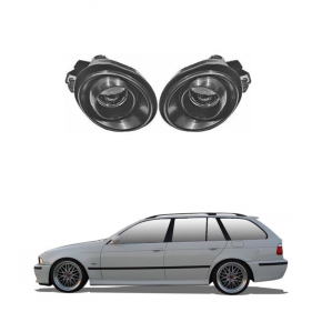 Nebelscheinwerfer Set Projektor Schwarz H3 für BMW...