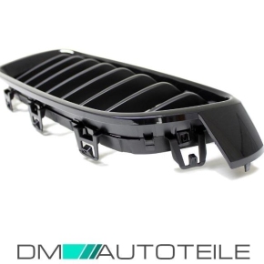 Set Front Grille black Sport Performance inside matt outside gloss painted fits on F30 F31 11-18