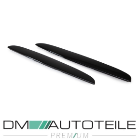 Set Sport Dual Slat Kidney Front Grille Black Gloss fits on BMW E90 E91 up 05-08