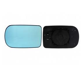 Spiegelglas links beheizbar blau getönt für BMW...