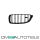 2x Kühlergrill Schwarz Glanz Doppelsteg +Emblemhalter passend für BMW 4er F32 F33 F36 auch  M4 + M alle Modelle