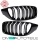 2x Kühlergrill Schwarz Glanz Doppelsteg +Emblemhalter passend für BMW 4er F32 F33 F36 auch  M4 + M alle Modelle