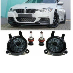 Set Fog Lights Lamps Smoke Black fits on BMW F20 F21 LCI...