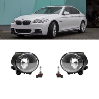 Nebelscheinwerfer SET Klarglas Chrom Passend für BMW X5 F22 F23 E92 E93 F10 F11 mit M-Paket