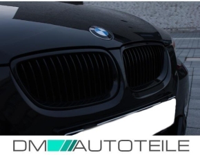 Set Kidney Front Grille Performance Black Gloss fits on BMW E92 E93 06-10 also M