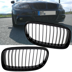 SET Kühlergrill Schwarz Hochglanz passend für...