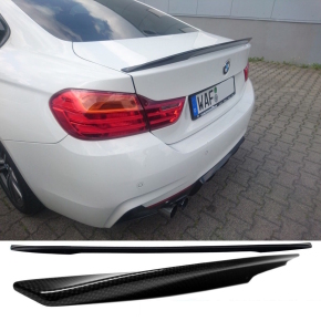 CARBON GLANZ Heckspoiler Kofferraum Spoiler hinten passend für BMW F32 auch M