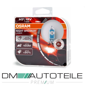Osram Night Breaker Laser H7 next Generation, +150% mehr...