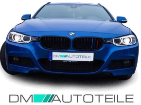 Modification Sport Front Bumper PDC/Washers + fog lights Smoke fits on BMW F30 F31 standard or M-Sport 11-17