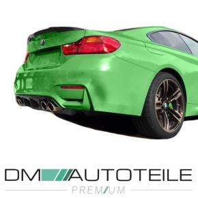 Evo Stoßstange hinten für Parkhilfe + Duplex Diffusor passt für BMW F32 F33 außer M4 2013-2017