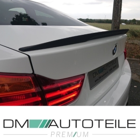 COUPE Rear Trunk Spoiler Roof Lip BLACK Matt Sport ABS +3M fits on BMW F32 + TÜV