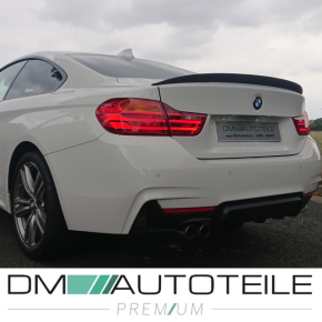Sport-PERFORMANCE BLACK MATT ABS REAR TRUNK BOOT LIP SPOILER FITS ON BMW F30