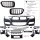 Sport Front Bumper PDC +Kidney Grille Black Gloss fits on BMW F30 F31 + M-Sport