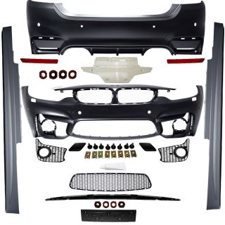 Full Evo Competition Bodykit Bumper Front+Rear+Side fits BMW F32 F33 without M4