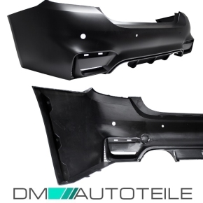 Stoßstange Komplett Bodykit PDC+Duplex Diffusor für 4 Rohr passt für BMW 4er F32 F33 nicht M4