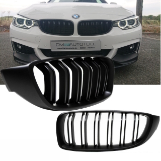 Auto Kühlergrill für BMW 4 Serie F32 F33 F36, Grill Schwarz