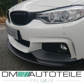 Set Kühlergrill Doppelsteg Schwarz Matt passend für BMW 4er F32 F33 F36 auch für M M4