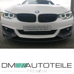 Set Kühlergrill Doppelsteg Schwarz Matt passend für BMW 4er F32 F33 F36 auch für M M4