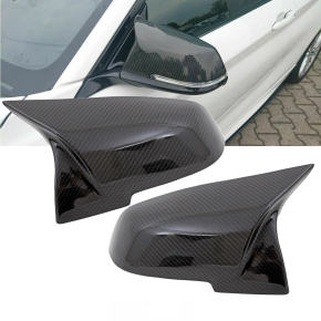 SET Carbon Fibre Side Mirror Cover fits BMW F20 F22 M2...
