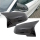 Satz Sport Spiegelkappen Außenspiegel  Echt Carbon Glanz passend für BMW F20 F21 F22 F23 F30 F31 F32 F36 F33  X1 E84