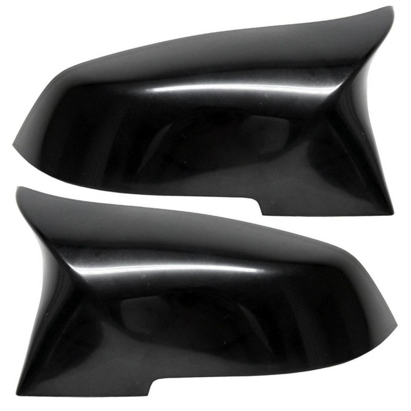 2x BMW M Performance seiten spiegel Schwarz aufkleber decal E90 E70 F10 F20  F30