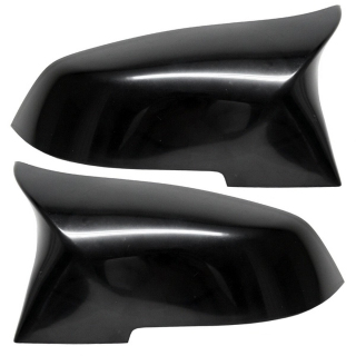 SET Black Matt Side Mirror Cover fits BMW F20 F22 M2 F30 F31 F33 F36 X1 E84 M2