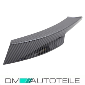 Set LCI Carbon Gloss Spoiler Bumper Splitter Lip fits for BMW E90 E91 Facelift Bj 08-11+3M