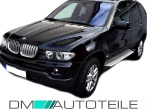 Full bodykit + fender trim Side Steps Running Boards fits on BMW X5 E53 99-07