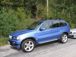 Full bodykit + fender trim Side Steps Running Boards fits on BMW X5 E53 99-07