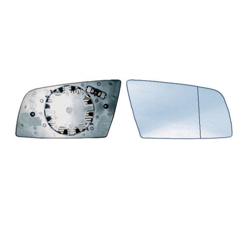 Spiegelglas rechts heizbar asphärisch für BMW 5er E60 Touring E61