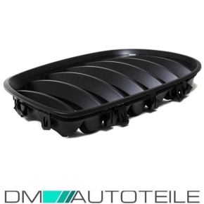 Set Front Kidney Grille matt black fits on BMW X5 E53 Facelift 2003-2007 LCI +M
