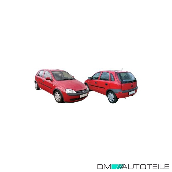 Opel Corsa C Außenspiegel rechts mechanisch Seitenspiegel Silber