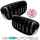 Dual Slat Kidney Front Grille Black Gloss fits on BMW X5 F15 + X6 F16 up 2013 without Camera