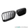 Set Dual Slat Kidney Front Grille Black Gloss fits on BMW X3 F25 up 2010-2014