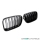 2x Kühlergrill SET Schwarz Hochglanz Sport Doppelsteg passend für BMW X3 F25 10-