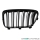 2x Kühlergrill SET Schwarz Hochglanz Sport Doppelsteg passend für BMW X3 F25 10-