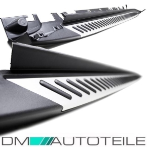 Set Running Board aluminium silber black +Accessoires fits on BMW X5 F15 up 2013 onwards