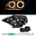 Set Angel Eyes Scheinwerfer Schwarz passt für BMW 1er E87 04-11 DEPO H7-H7