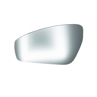 Spiegelglas Links Fahrerseite Beheizbar Asphärisch Weiß 