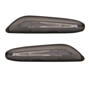 2x Seitenblinker LED SET Schwarz Smoke passt für BMW...